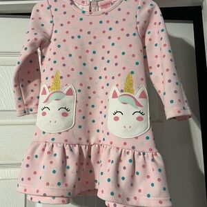 Size 2T color pink with dots